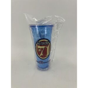 WDW 45 Anniversary Walt Disney World Parks Plastic Tumbler W Straw And Lid NEW